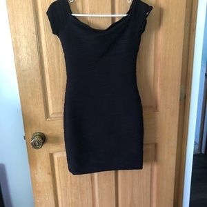 Brat Star black mini dress